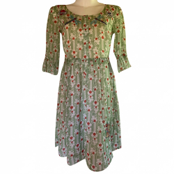 Topshop Floral Embroidered  Dress