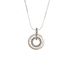 Swarovski Circle pendant necklace