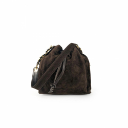 Chanel CC Bucket Suede