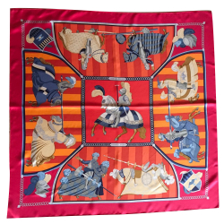 Hermès Carré chocs en plumes