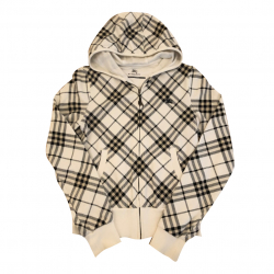 Burberry Cotton Zip up Hoodie Jacket