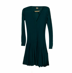 Hoss Intropia Emerald green woollen dress
