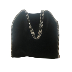 Stella McCartney Falabella Small Tote Velvet black