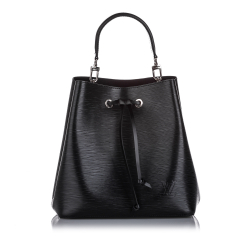 Louis Vuitton B Louis Vuitton Black Epi Leather Leather Epi Neo Noe France