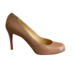 Christian Louboutin Simple Pump 85 Patent Calf NUDE