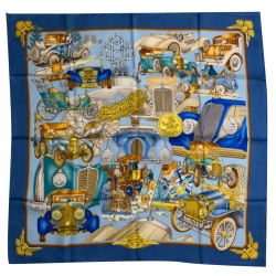 Hermès Carré Hermès en soie Automobile de Muhlberger