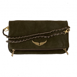 Zadig & Voltaire Rock Suede Clutch