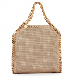 Stella McCartney Falabella Gold Tweed Tasche
