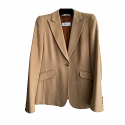 Max Mara Veste en poil de chameau beige