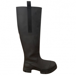 Ganni Bottes de campagne en caoutchouc recyclé