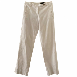 Versace White sporty chic trousers