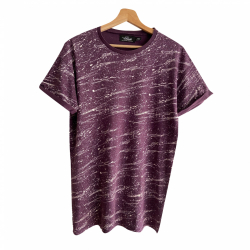 Topman T-shirt en coton violet