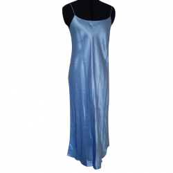 Vince Robe en satin froissé