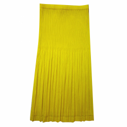 Issey Miyake Gelber Faltenrock if95-fg202