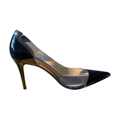 Gianvito Rossi Pumps aus Plexiglas-Leder 85