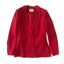 Claudie Pierlot Veste costume rouge