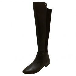 Michael Kors Bottes hautes en cuir et en stretch Bromley pour femmes