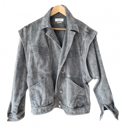 Isabel Marant Etoile Harmon Convertible Denim Jacket