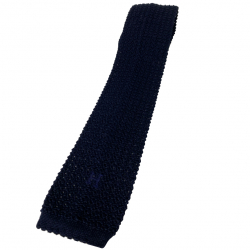 Hermès Cravate Tricot Soie Brodé