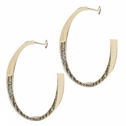 Calvin Klein Jeans Créoles Logo CK jeans