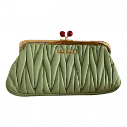 Miu Miu Matelasse Frame  Clutch