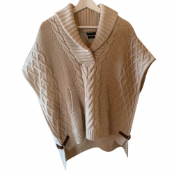 Massimo Dutti Pull/gilet beige