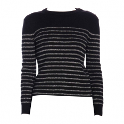 Equipment Fine Wool Striped Sweater