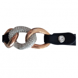 Swarovski Leather bracelet with jewel