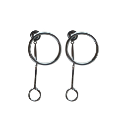 Christian Dior Wonderful Dior circle drop earrings!