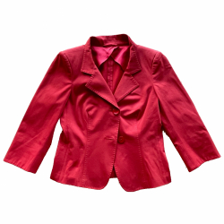 Max Mara The prettiest, boldest lightweight jacket for fall-- in the perfect RED.