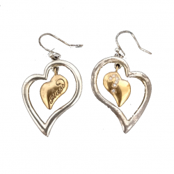 Guess Heart shaped pendents 