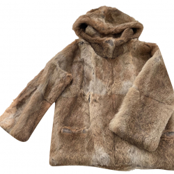 ba&sh Veste courte Fourrure Lapin