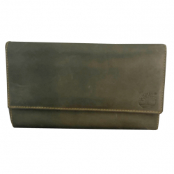 Timberland Collection Bifold Saddle Portemonnaie aus strapazierfähigem Leder