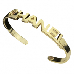 Chanel Bracelet en métal or