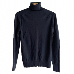 Michael Kors blue turtleneck sweater