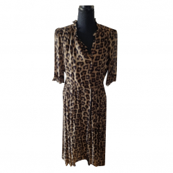 ba&sh Robe léopard