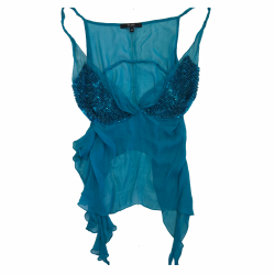 Guess Top aus Chiffon mit Pailletten