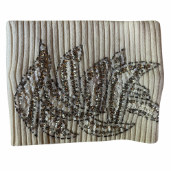 Pinko Kragenschal mit Perlen