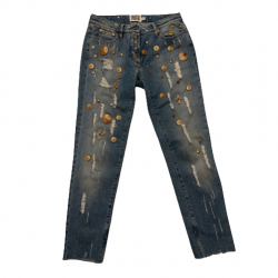 Fausto Puglisi Verzierte Jeans