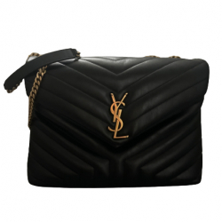 Saint Laurent Loulou medium gesteppt