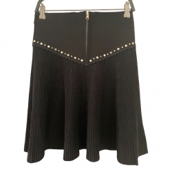 Sandro Ausgestellter Rock mit Nietendetails