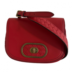 Bottega Veneta Luna Intrecciato Crossbody Tasche aus Leder