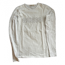 Guess 'Sequined-Logo' T-Shirt für Damen