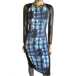 Karen Millen Kleid mit transparenten Ärmeln