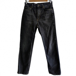 Massimo Dutti Jeans gerade, schwarz