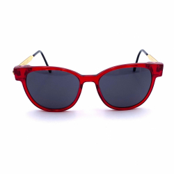 Thierry Lasry sunglasses with red transparent frames