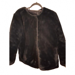 The Kooples Reversible Faux Fur Jacket