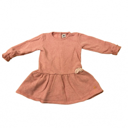 Petit Bateau Rosa Kleid aus Baby-Jersey