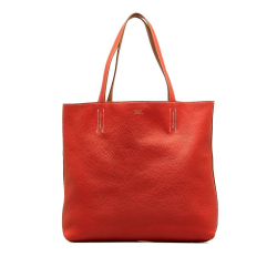 Hermès AB Hermes Red Calf Leather Clemence Double Sens 36 France