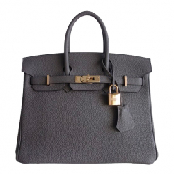 Hermès Hermes Birkin 25 pewter bag
